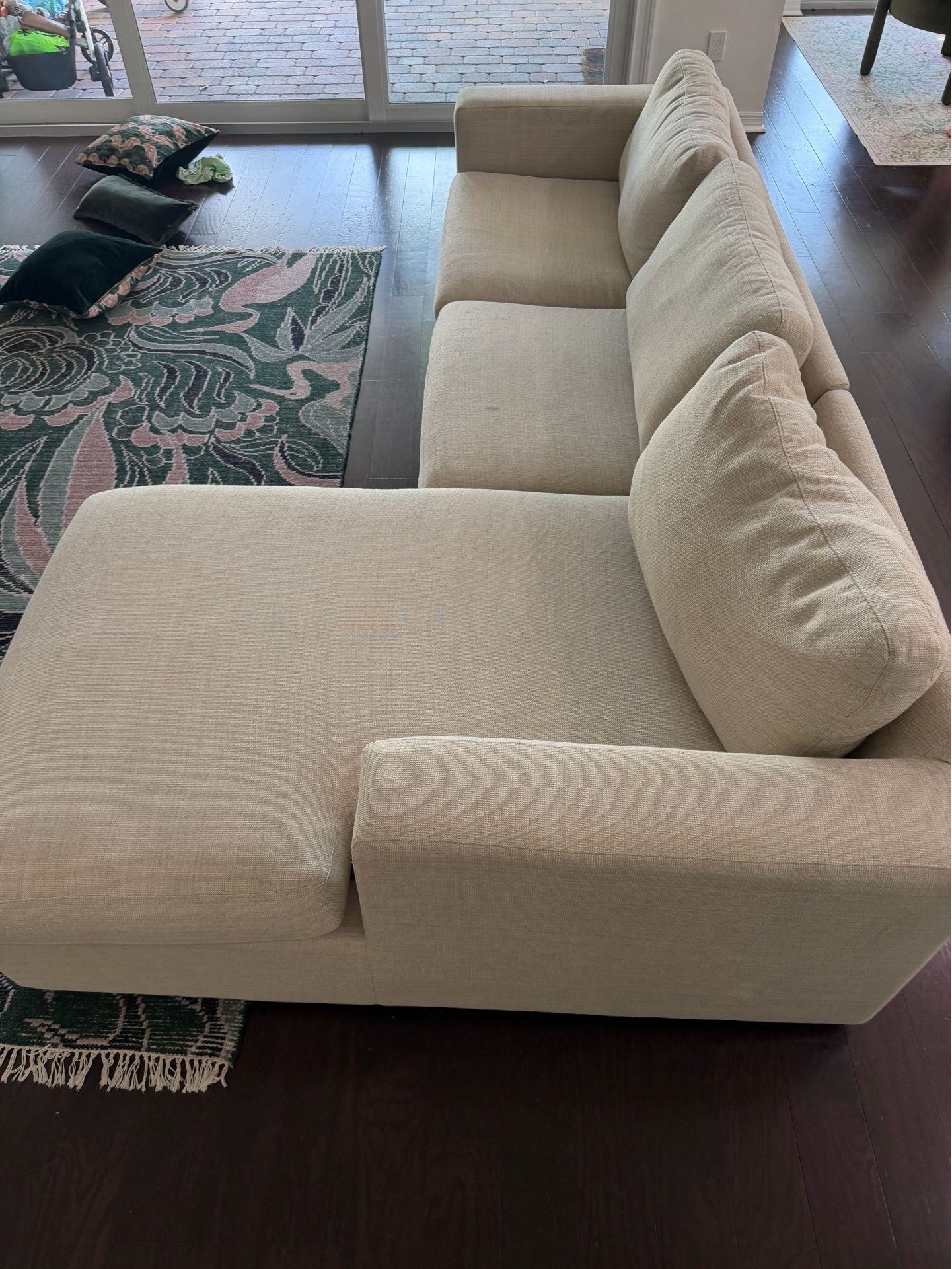 Sectional sofa 113 inch washable covers AllModern