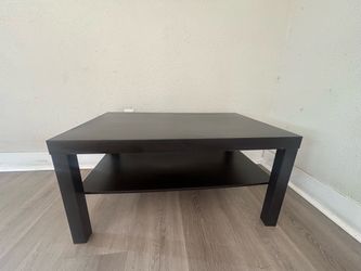 Black coffee table