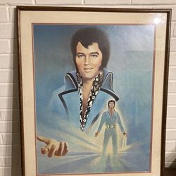 Elvis  Signed Print 