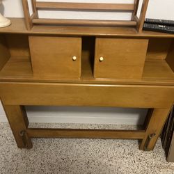Haywood Wakefield 1950’s Beautiful Bookcase Headboard Twin 