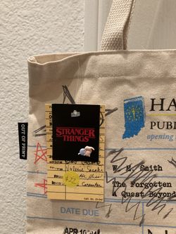 Stranger Things tote bag new nwt