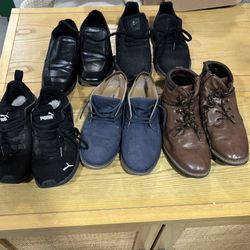 Boys Shoes Sz 4- Adidas, Sonoma, Puma, Kenneth Cole 