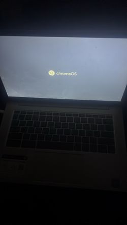 White hp Chromebook