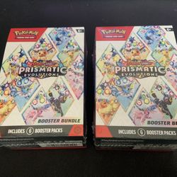 Prismatic Evolution Booster Bundle