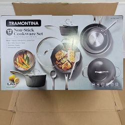 Tramontina 12-Piece Ceramic Non-Stick Cookware Set