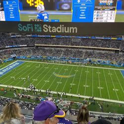 2 Chargers Tickets 10.23 Thursday night Football Minnesota Vikings vs Los Angeles Chargers Tickets