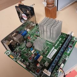 Mini ITX Motherboard With AMD E2-1800 Processor And Heatsink, 4GB DDR3 RAM