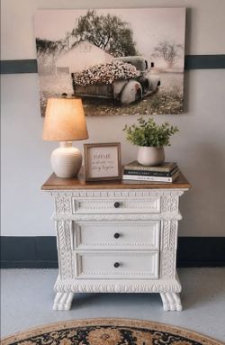 Decorative end table.