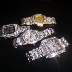 Celebrity Rapper Boss Man Collection Pack Four Pieces Austrian Lab Ice