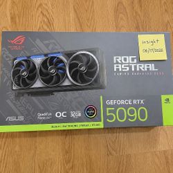 ASUS RTX 5090 ROG Astral NVIDIA GeForce OC Edition 32GB GDDR7