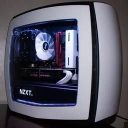 NZXT Manta White Micro ITX Computer Case /w Original Box
