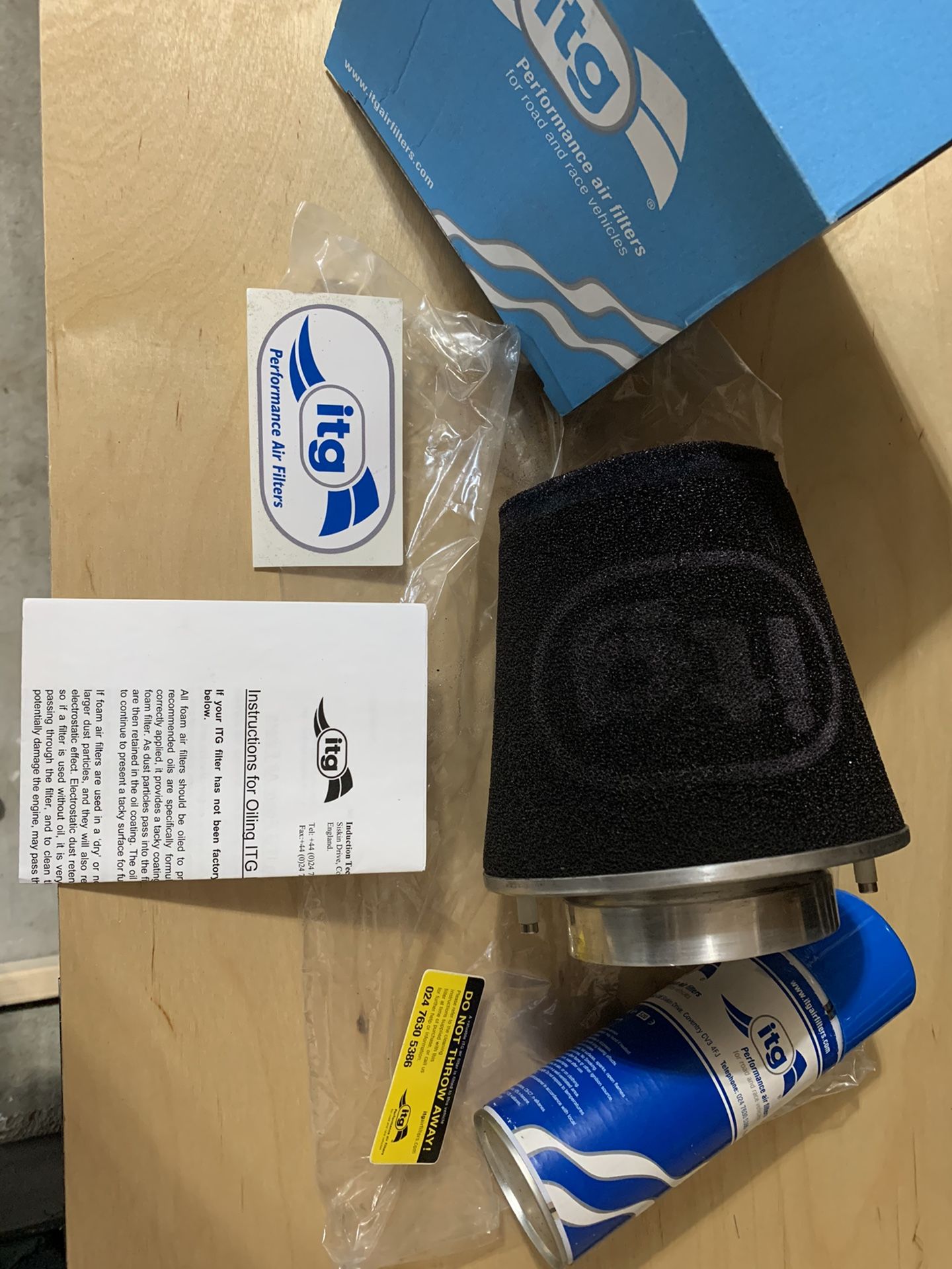 ITG Pro Air Filter Performance Direct Replacement For Audi 3.0T