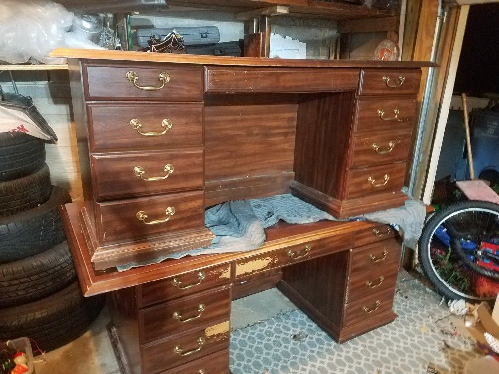 Very Expensive Oak Desk