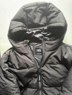ZARA Hooded Puffer Winter Jacket Heavy Duty - Men’s Medium
