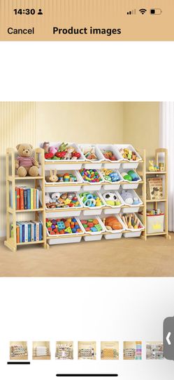 Brand New Kids Toy Storage Organizer with Bookshelves