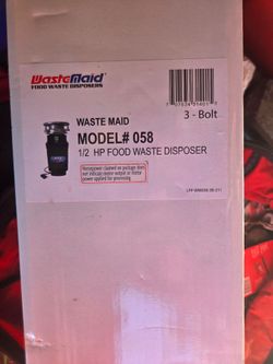 ½ hp garbage disposal