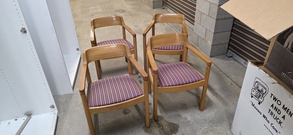 MID CENTURY ARM CHAIRS