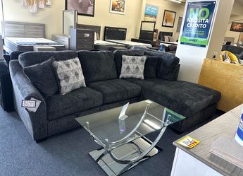 Dark gray sectional