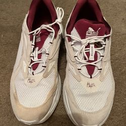 PUMA X TMC RS-FAST (STATUS SYMBOL) SNEAKERS - WHITE/BURGUNDY