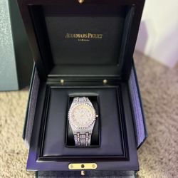 AP moissanite Rose Gold Men's Watch (BRAND New) with Box And Bag