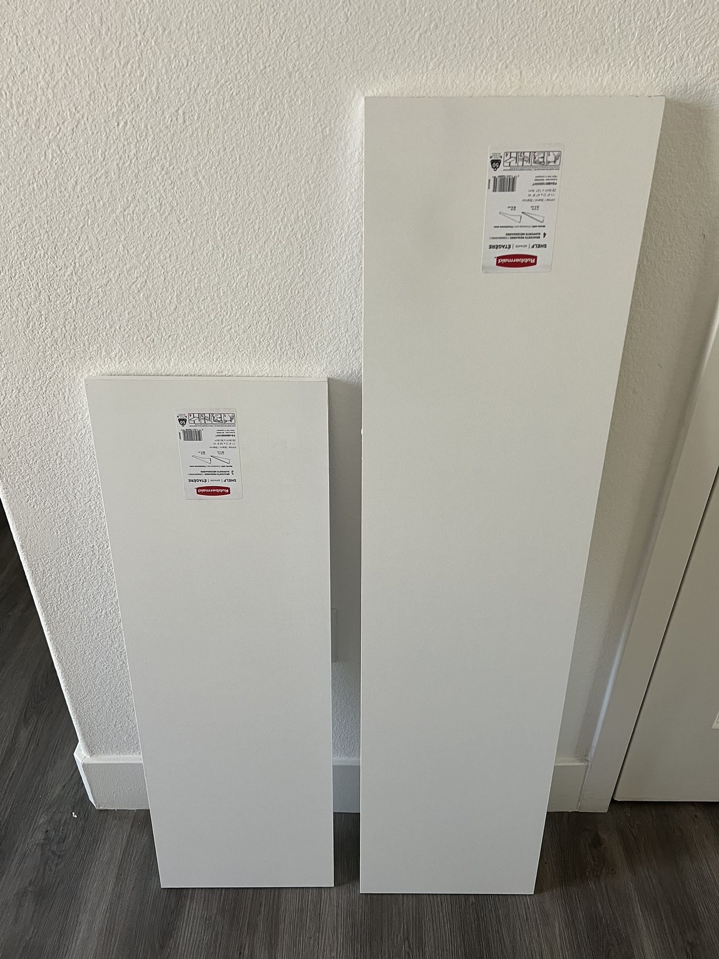 Rubbermaid Shelves-2 New