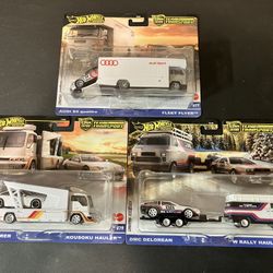 Hot Wheels 2024 Premium Car Culture Team Transport 2025 F Set of 3