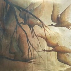 Tataa Nshue - Sand & Acrylic paint