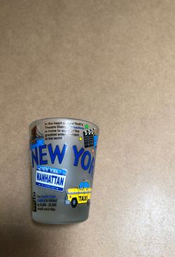 New York shot glass