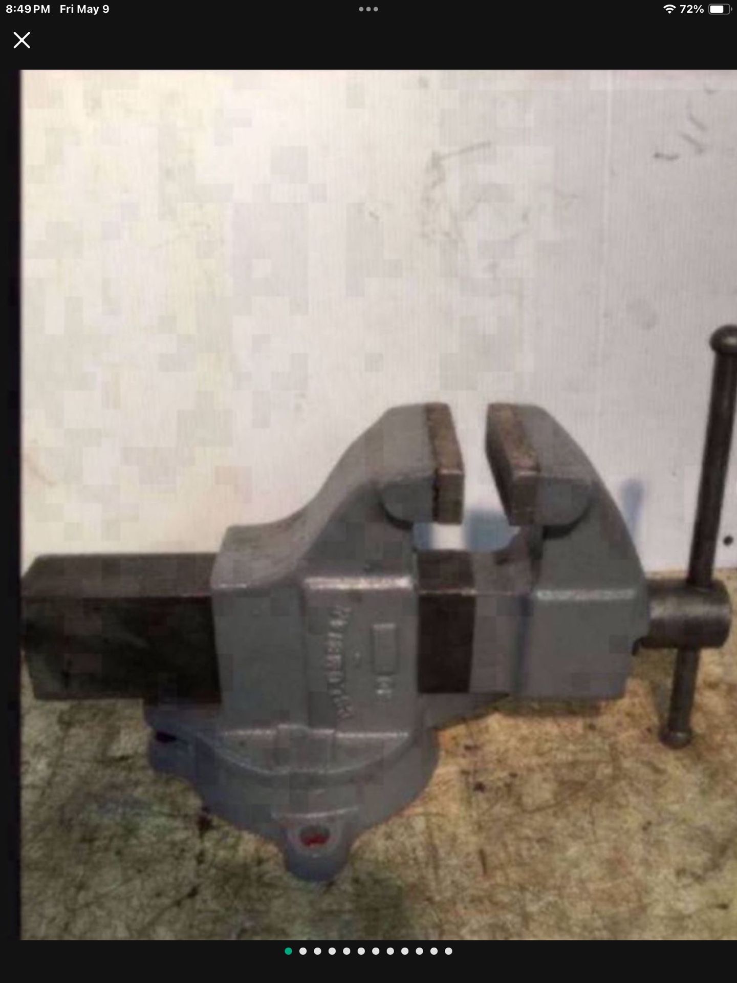 Columbian 604 Vise / 4 Inch Jaws / Swivel Base / Opens 6 Inches / Made In USA Vice / Cost New $650 With Tax