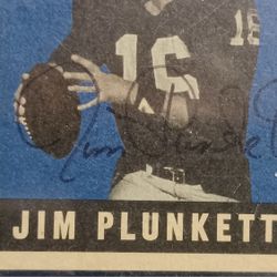 Jim Plunkett 1606/1948 Autographed Signed Raiders 