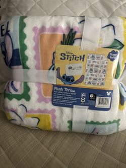 Stitch Blanket And Plushie 