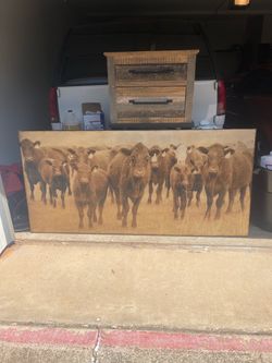 Cow wall frame