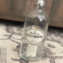 Pure White Hennessy Bottle