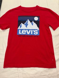 Levi's Graphic T-Shirt Red Mountain Logo