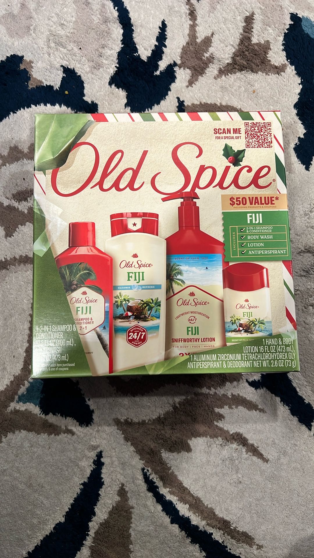 Old Spice Body Wash Lotion Deodorant Shampoo Gift Set