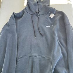 Vintage 90s Nike Swoosh Black Hoodie