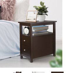 ZENSTYLE Storage Cabinet Narrow Furniture Rack Bookshelf for Living Room