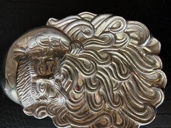 silver plated santa dish
