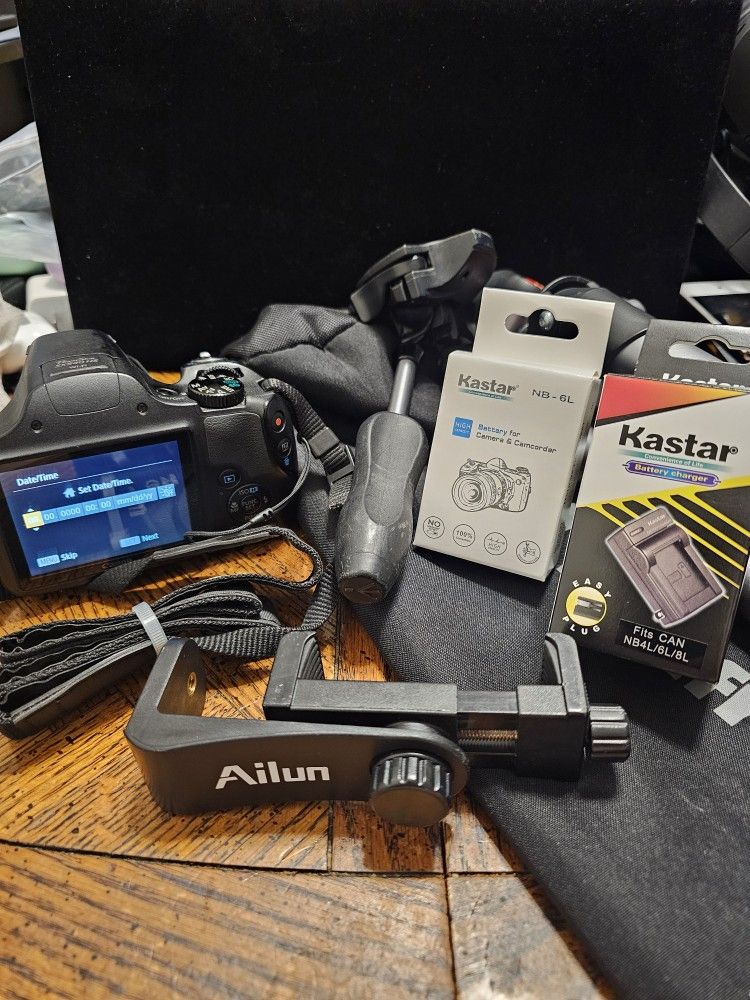 Canon PowerShot SX540 HS Digital Camera with Accessory Bundle package Black