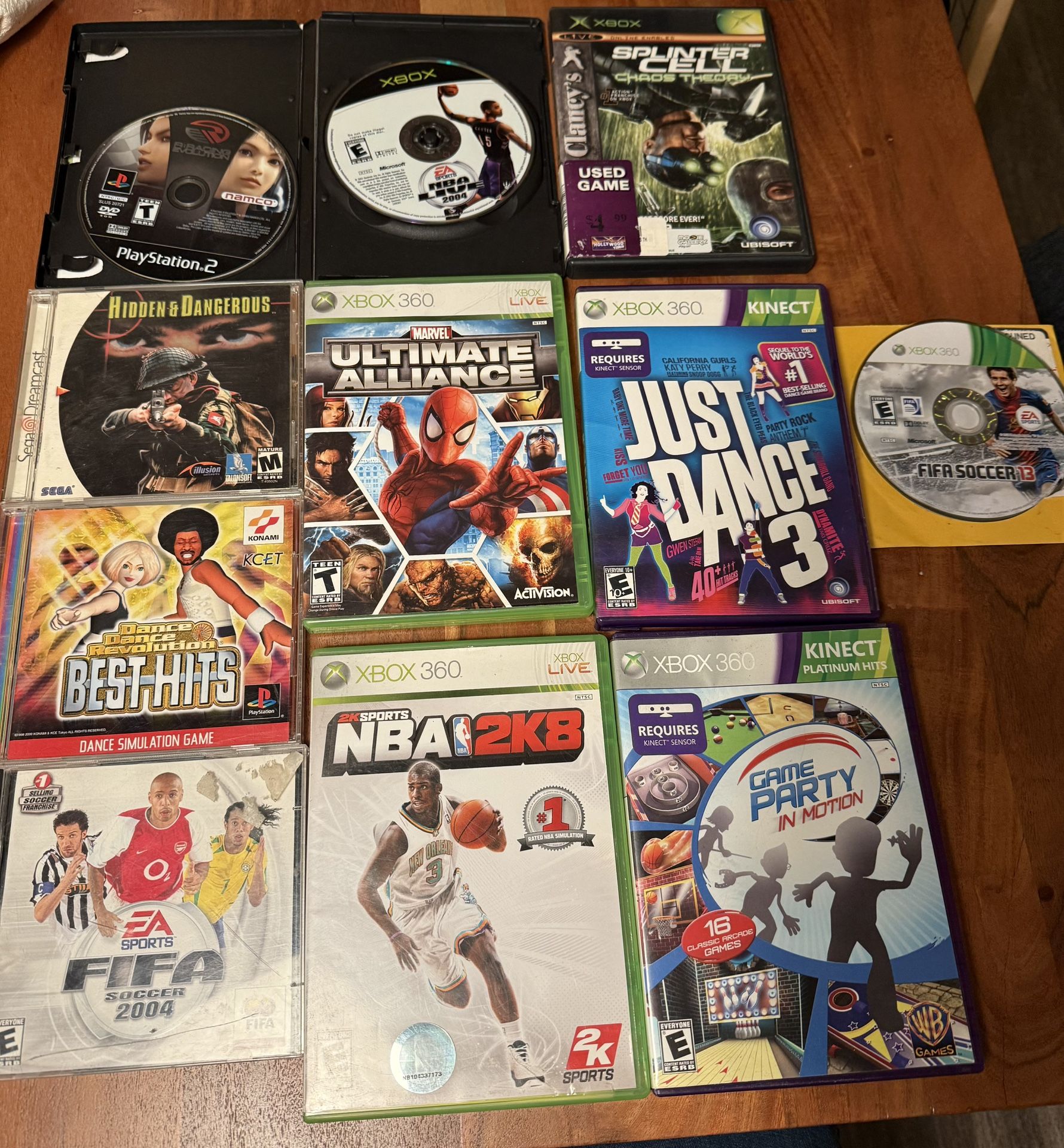 Video Game Lot β Mixed Titles β $45 for Everything (AS IS)