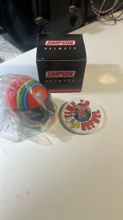 Jeff Gordon Mini Helmet And Pinback Button