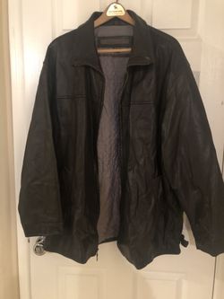 Le Collezione Structure Leather Jacket XL