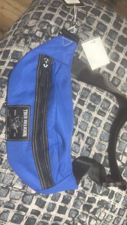 True Religion Royal Blue Fanny Pack