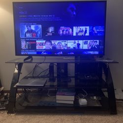 49” LG Tv And Tv Stand