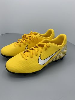 Nike Mercurial Vapor XII 12 Pro NJR FG Neymar Yellow AO3123-710 Men's Size 5.5Y