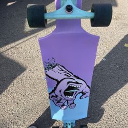 Longboard Santa Cruz Pastel Screaming Hand Cruzer Drop Down