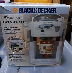 Black and Decker JW400 Lids Off Open-It-All Electric Jar and Can