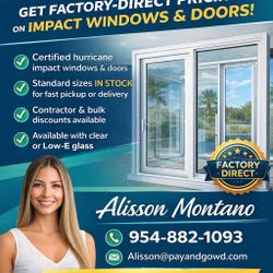 Ventanas De Impacto / listas De Recoger / Precios Directos 