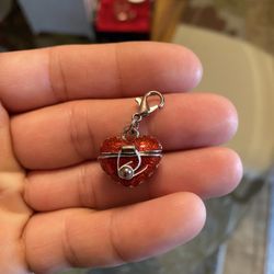 Red Heart Locket Pendant 
