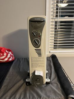 White 1500-Watt Oil Filled Radiator Space Heater